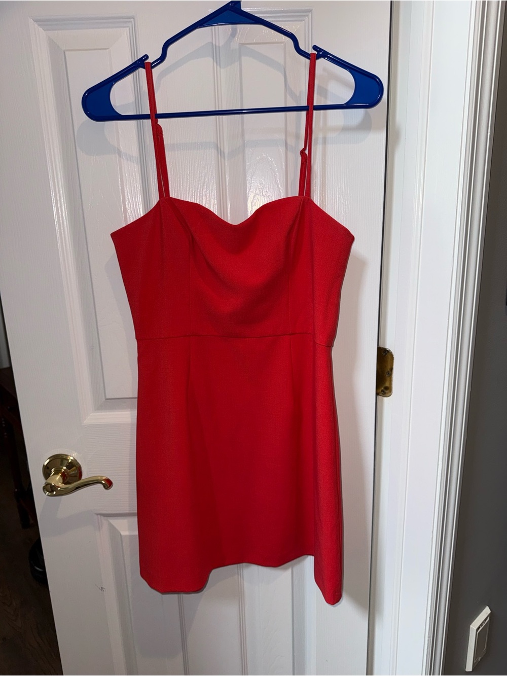 French Connection Red Spaghetti Strap Mini Dress